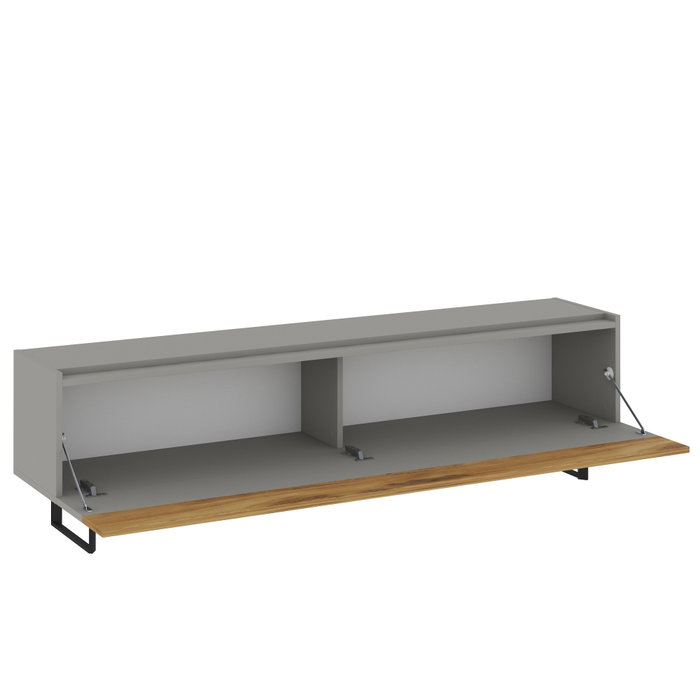 Hanah Home Soporte de TV Gris y Roble Hanah Home Soporte de TV Gris y Roble